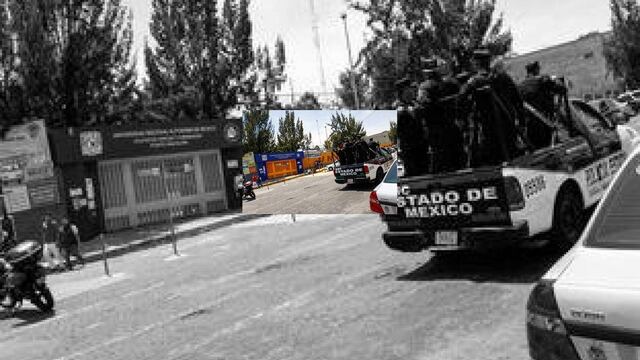 Encapuchados arrojan bombas molotov y cohetones a estudiantes del CCH Naucalpan