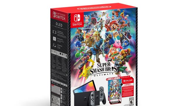 NintendoSwitch OLED de Super Smash Bros.