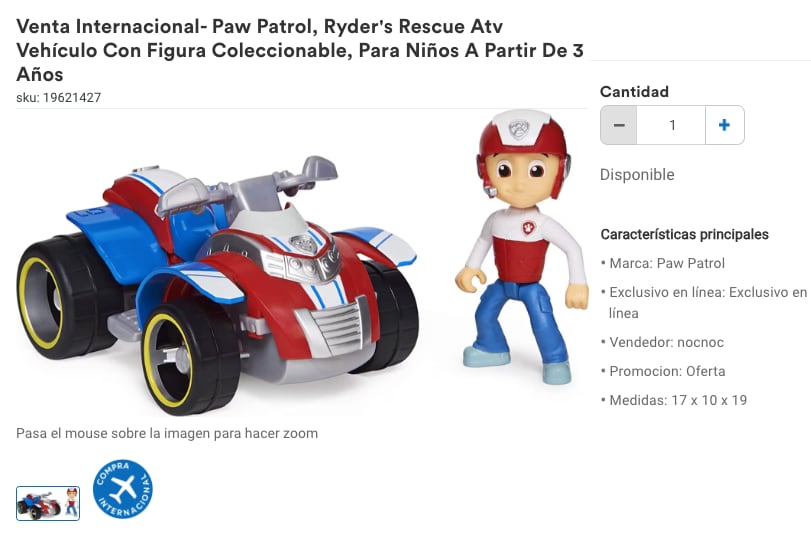 juguetes de Paw Patrol en Coppel