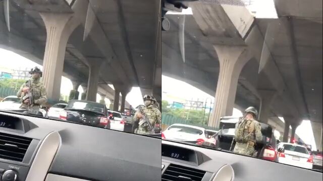 Secretaría de Marina revisó autos en Periférico para localizar a mujer secuestrada