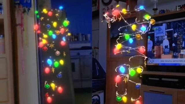 Filtro de TikTok viste de Navidad a los fantasmas
