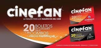 Tarjeta Cinefan Cinemex