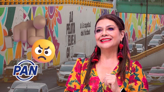 Clara Brugada responde a críticas del PAN por pinta de ajolotes