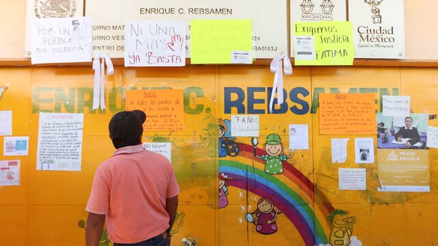 Fachada de la escuela de Fátima Cecilia.