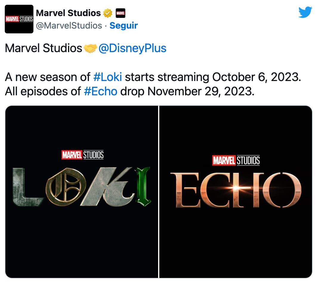Estreno Loki 2 y Echo