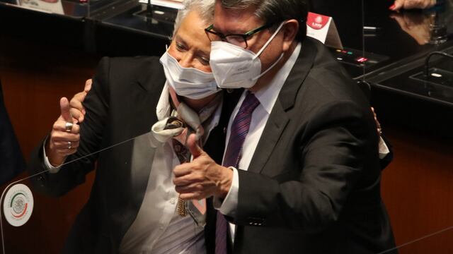 Olga Sánchez Cordero y Ricardo Monreal