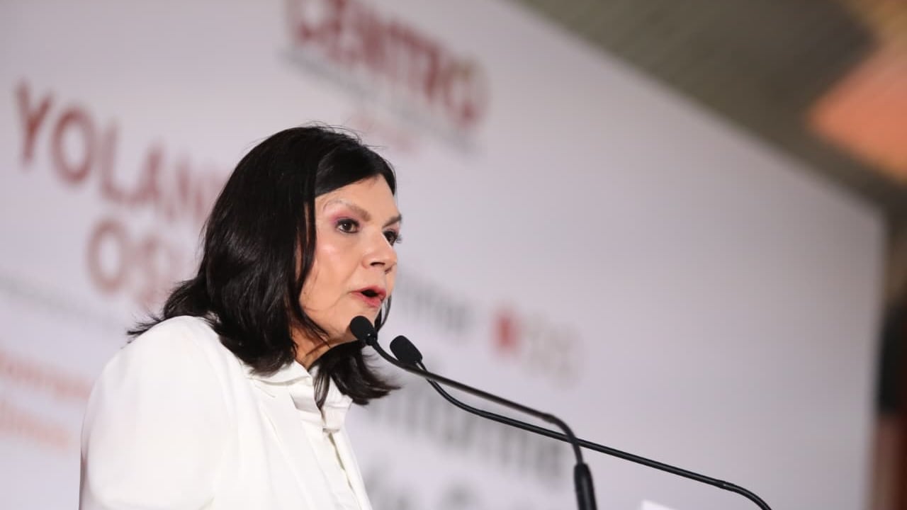 Yolanda Osuna presentó su informe 2024-2025 y agradeció el apoyo de Javier May