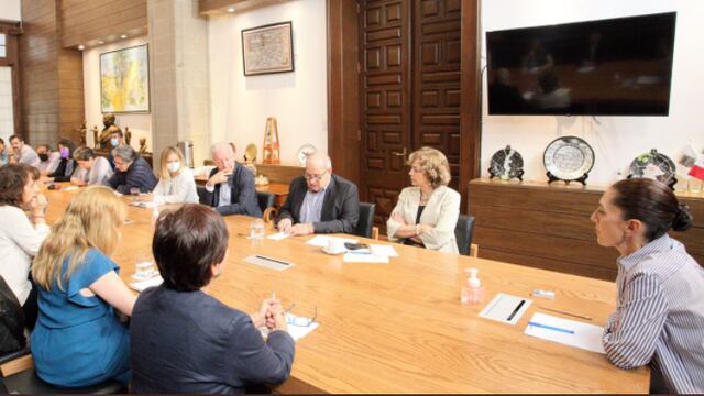 Claudia Sheinbaum, CAMe, Edomex se reúnen con expertos para analizar causas de Contingencia Ambiental.