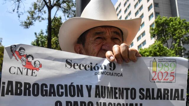 CNTE no aprueba aumento salarial del 9% a maestros anunciado por Claudia Sheinbaum: