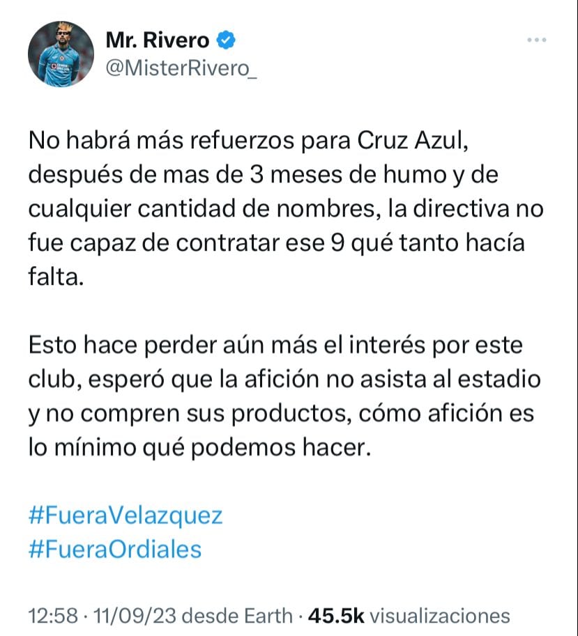 Fans Cruz Azul.