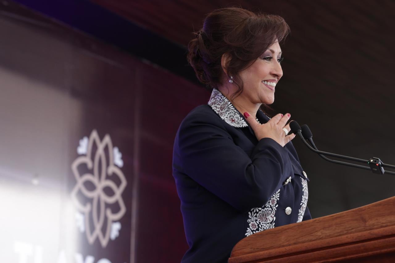 Lorena Cuéllar presenta avances en infraestructura y salud durante su Cuarto Informe de Gobierno.