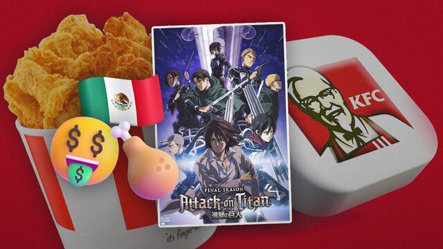 Attack on Titan tendrá colaboración en KFC