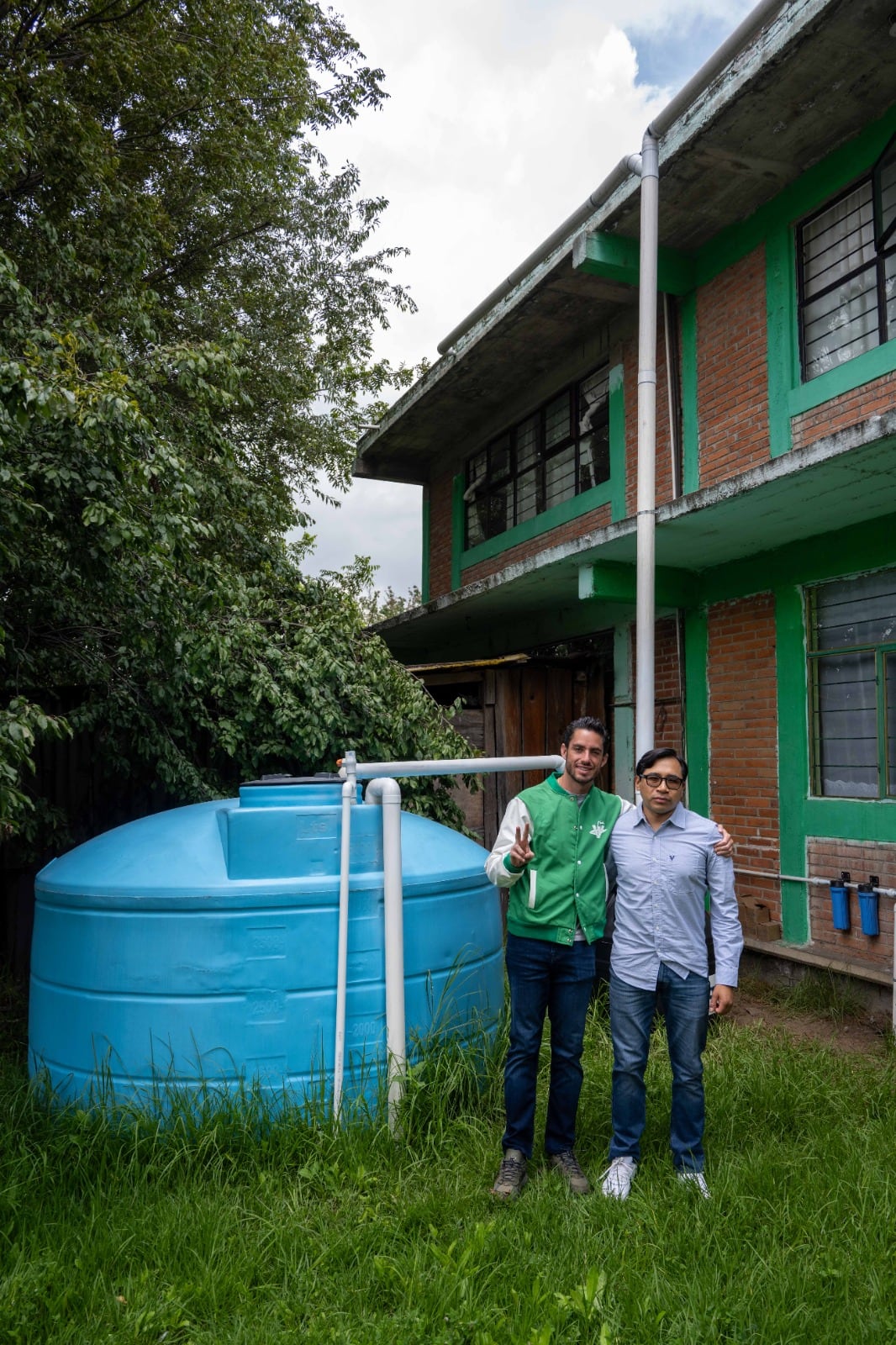 PVEM promueve sistemas de captación de agua de lluvia en municipios mexiquenses