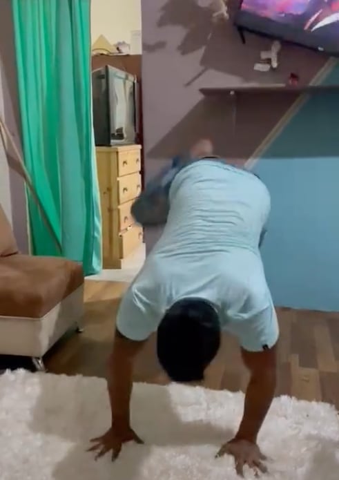 Baile en TikTok termina mal