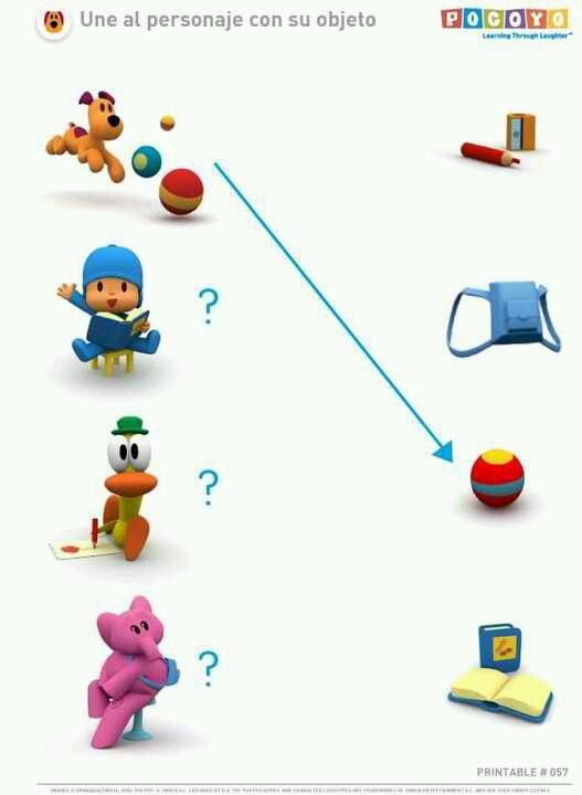 Actividades de Pocoyó para imprimir