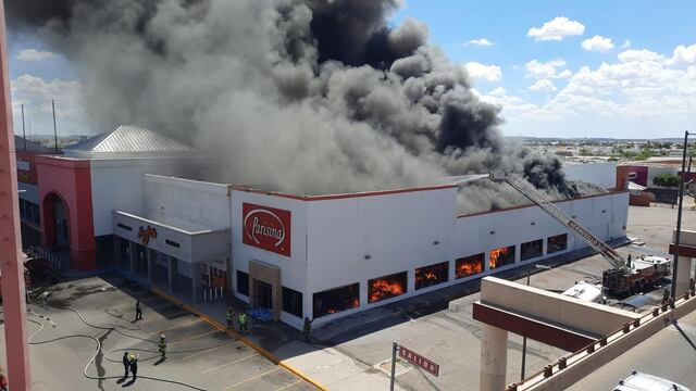 Incendio en Tienda Parisina de Hermosillo