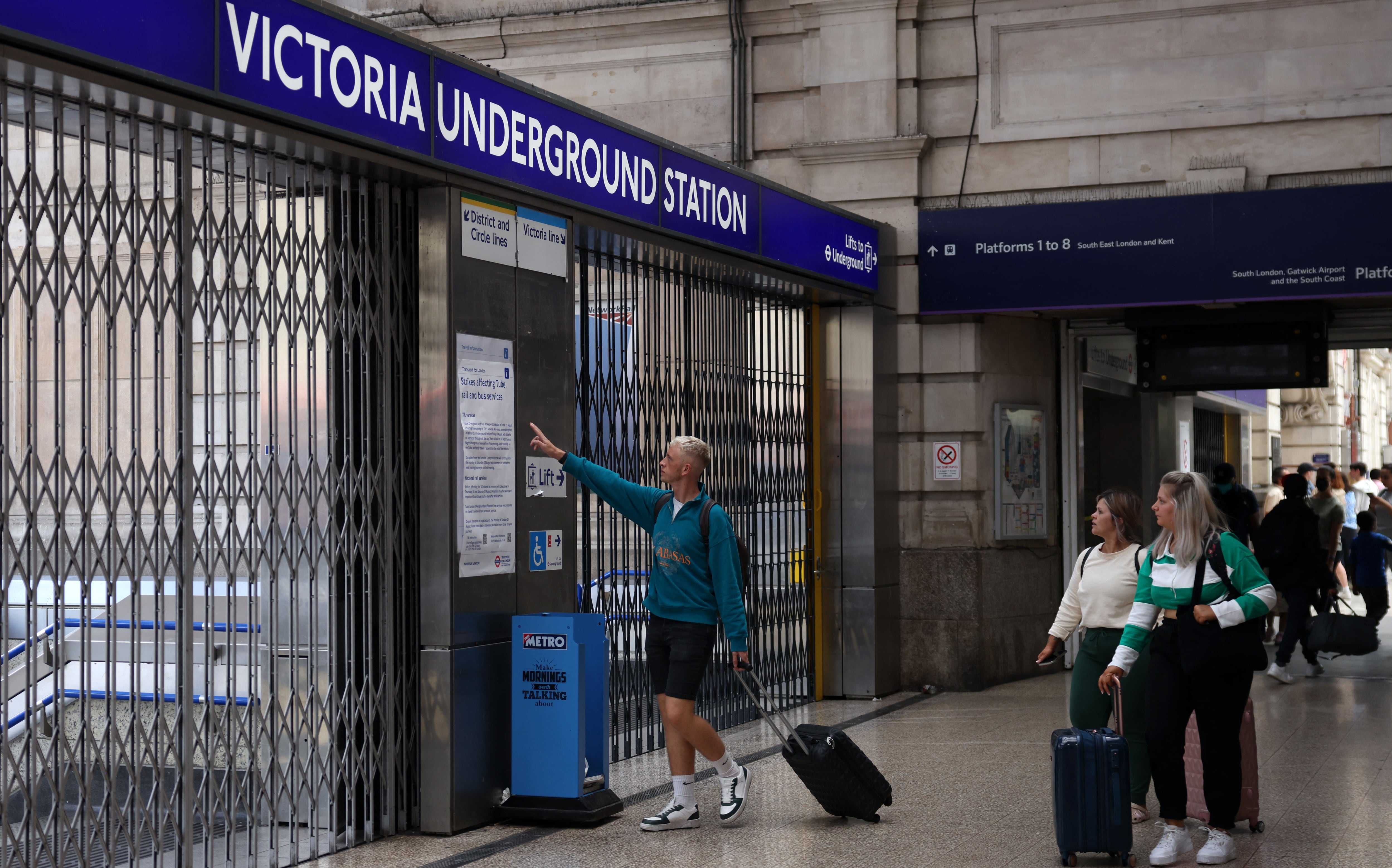 Huelga en el Metro de Londres