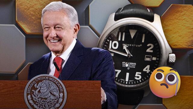 AMLO descarta usar reloj de lujo de la marca IWC
