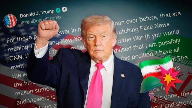 Trump dice que no tiene prisa para terminar la guerra con Irán