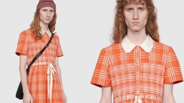 Vestido para hombres de Gucci