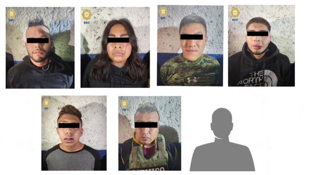 Detenidos del CJNG en CDMX