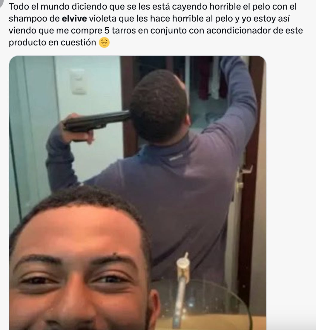 Los memes del Shampoo Elvive Morado con ácido hialurónico