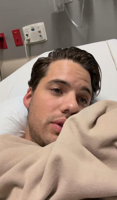 William Valdés hospitalizado