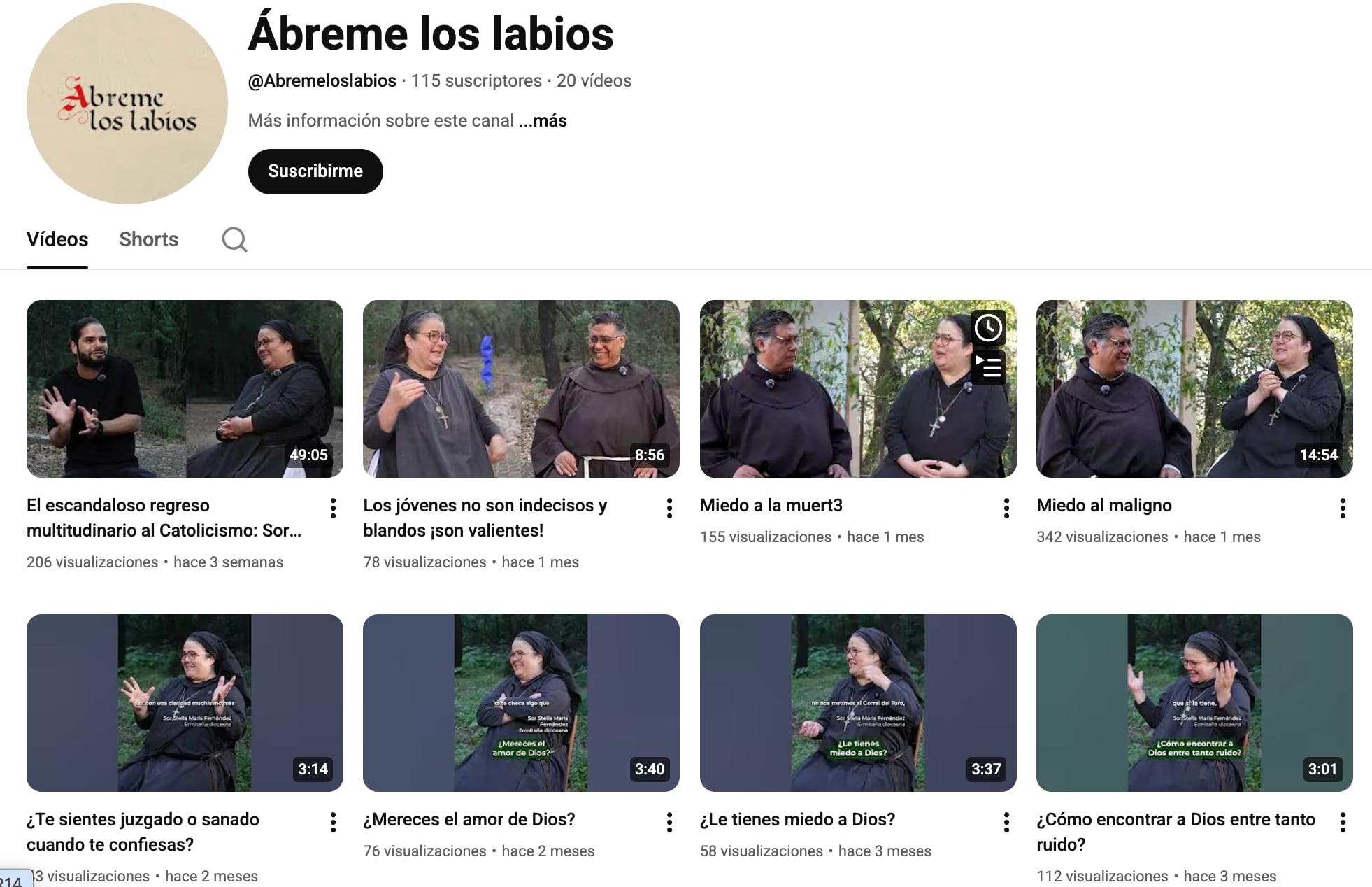 Canal Ábreme los labios