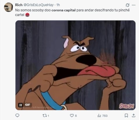 Memes por el cartel del Corona Capital 2025