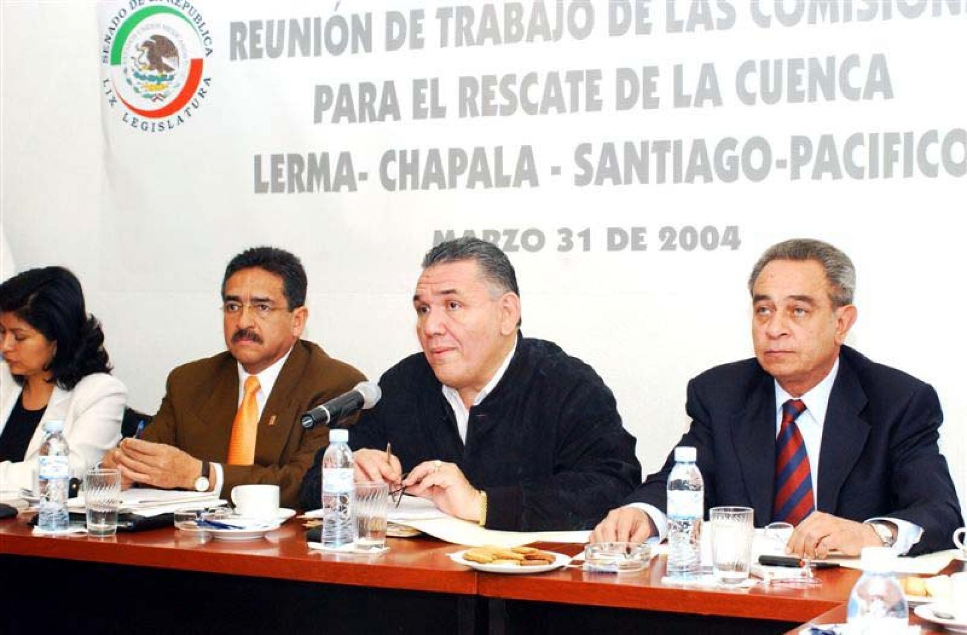 Raymundo Gómez Flores cuando fue senador del PRI.