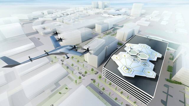 Imagen conceptual de Uber Elevate.