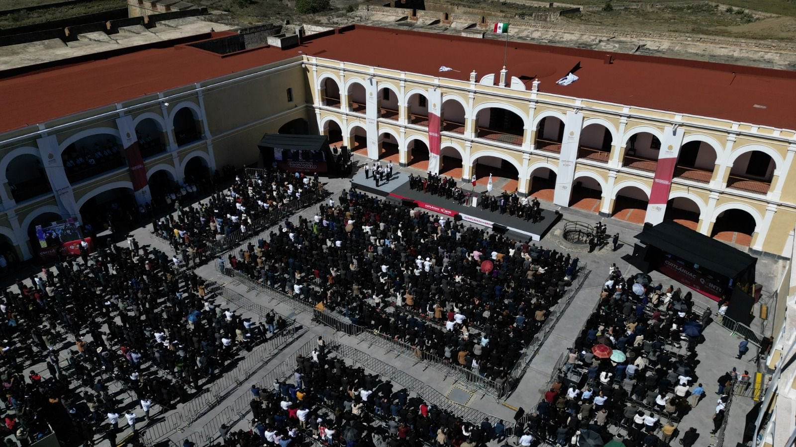Cuitláhuac García, gobernador de Veracruz, en su quinto informe de gobierno