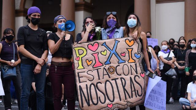 Marcha en rechazo de la violencia contra las mujeres