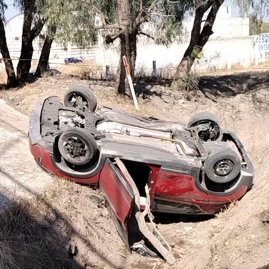 AIFA; accidente en autopista México-Pachuca