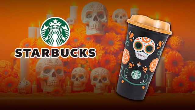 Vaso Día de Muertos en Starbucks