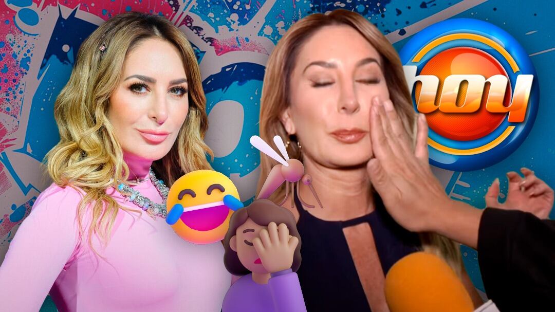 VIDEO: Le matan a Geraldine Bazán un mosco en la cara que opacó su entrevista