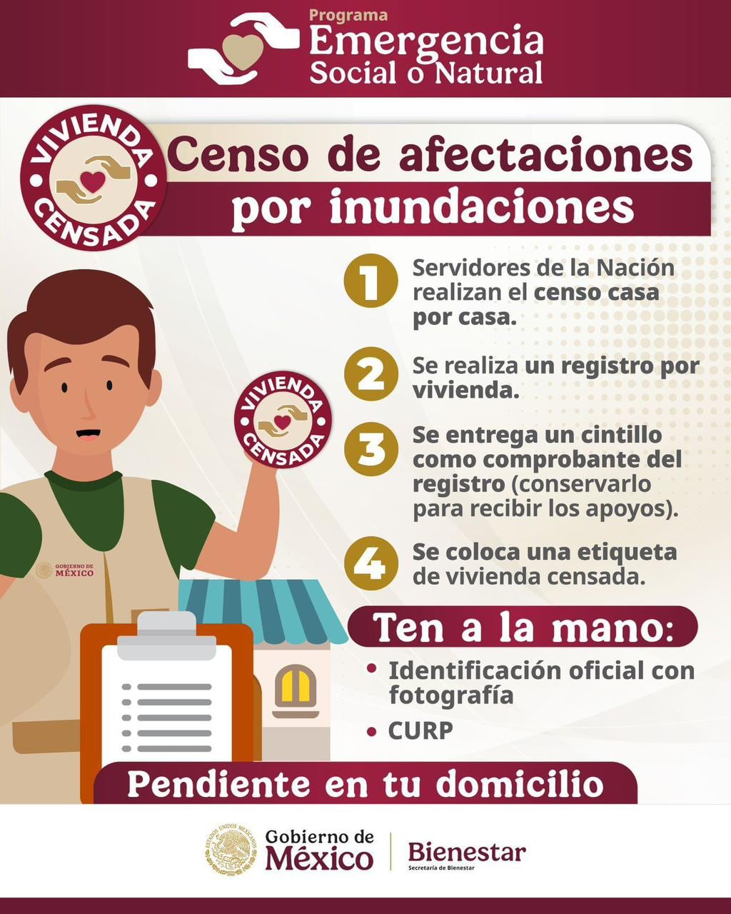 Brigadas del Bienestar entregarán electrodomésticos a familias afectadas en cinco estados