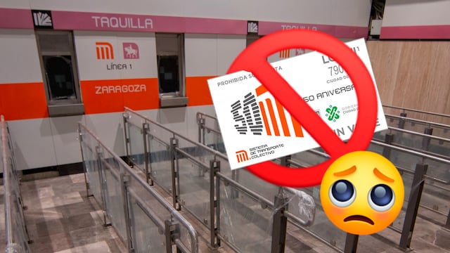 Metro CDMX ya no tendrá acceso con boletos