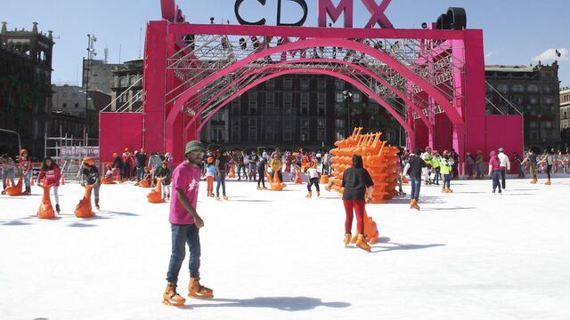 Pista de hielo en 2016