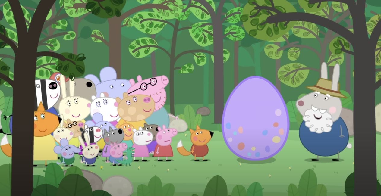 El parque de los dinosaurios de Peppa Pig y George