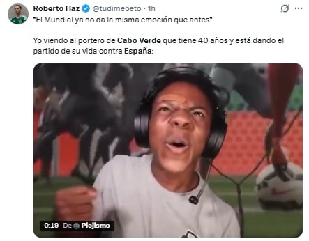 Memes del partido de Cabo Verde vs España en el Mundial 2026.
