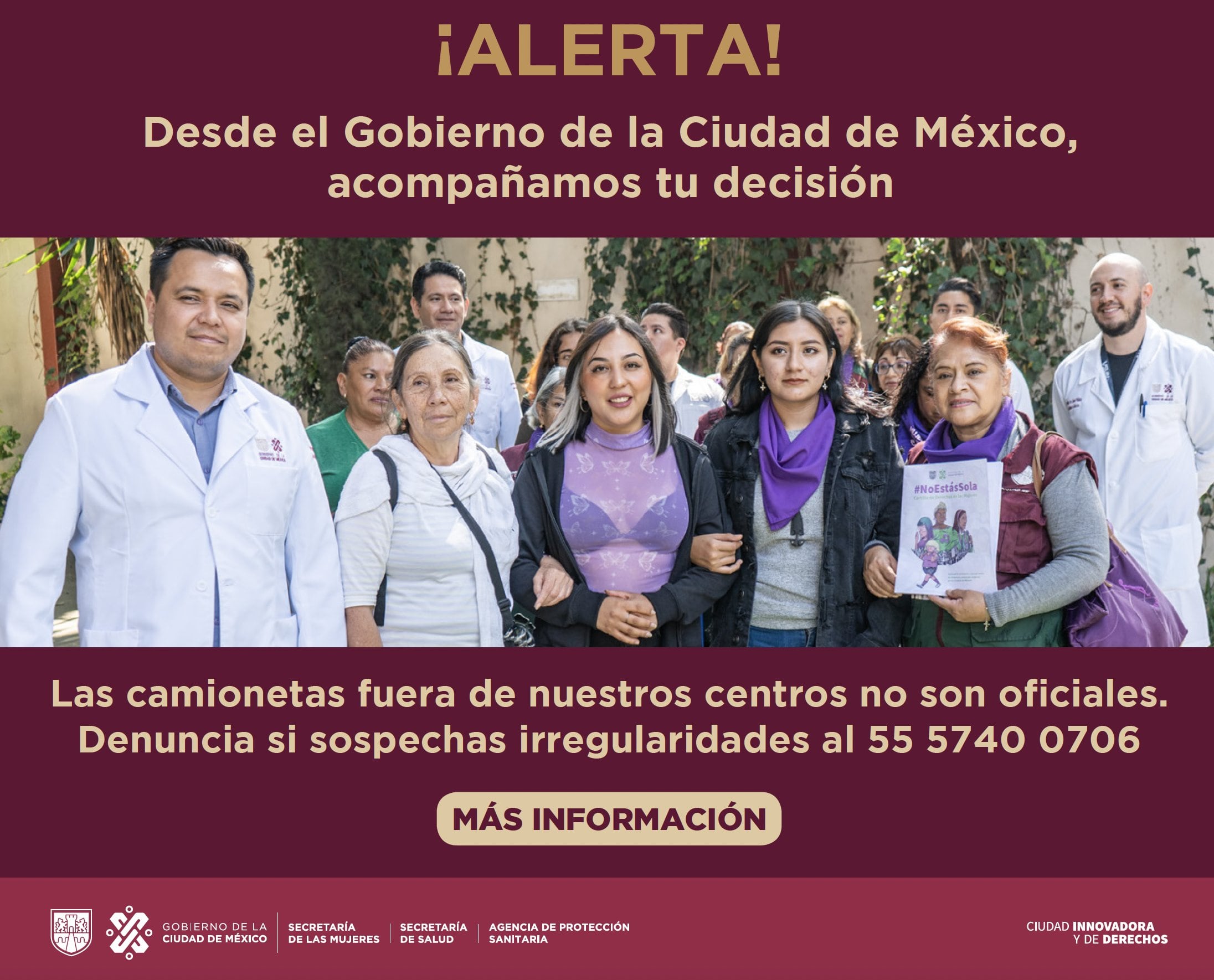 Campaña de la CDMX contra los módulos médicos falsos
