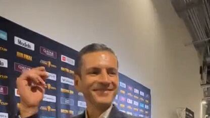 Piden al Jimmy Lozano que haga su baile tras ganar la Copa Oro; el resultado nadie lo esperaba