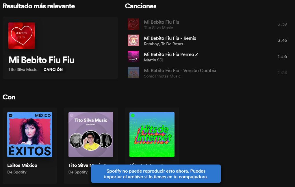 Spotify restringe la canción 'Mi Bebito Fiu Fiu' de su plataforma
