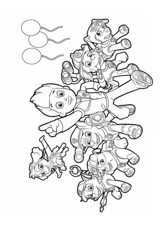 Dibujos de Paw Patrol para el Día de las Madres