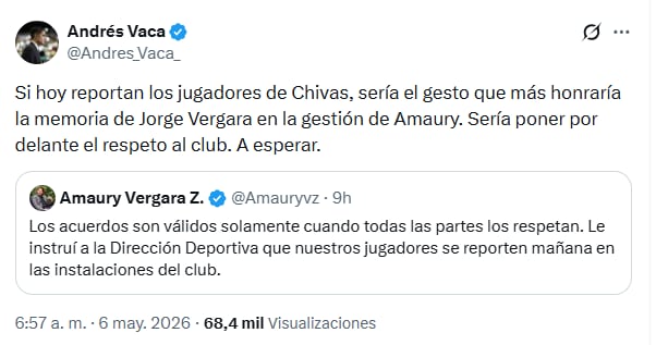 Publicación de Andrés Vaca