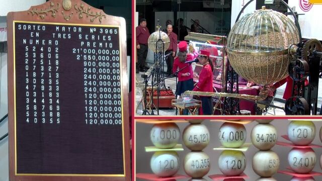 Resultados Sorteo Mayor 3965 de Lotería Nacional: Ganadores de hoy 18 de marzo