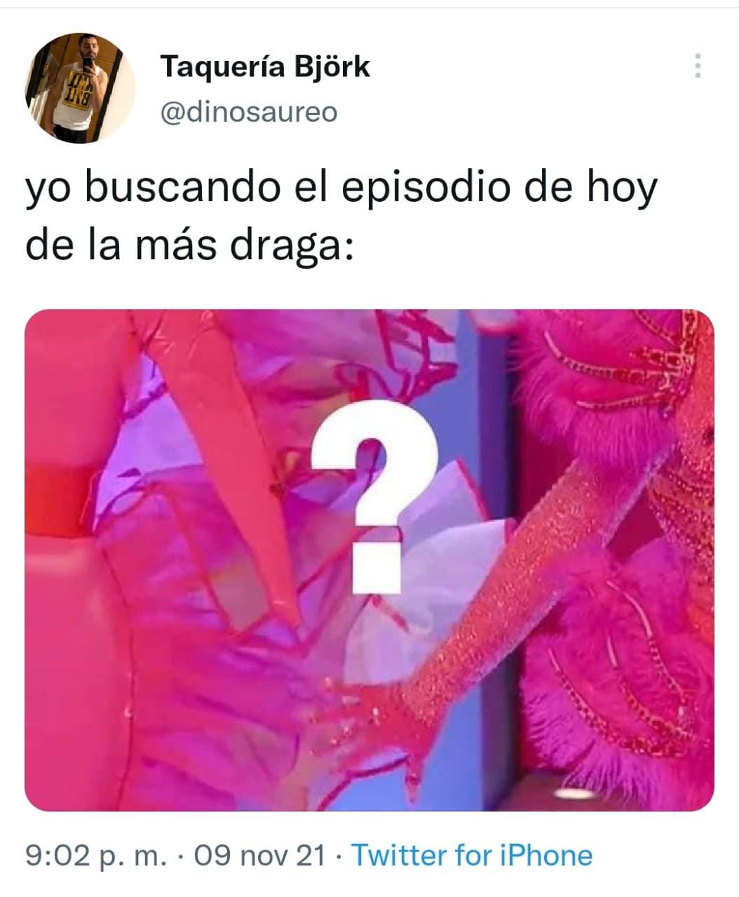 Publicación de Twitter