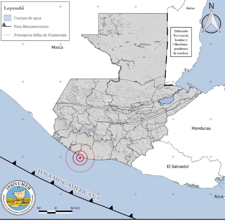 Temblor hoy Guatemala