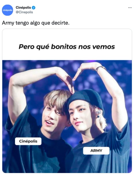 Cinépolis, BTS ‘Permission To Dance’.